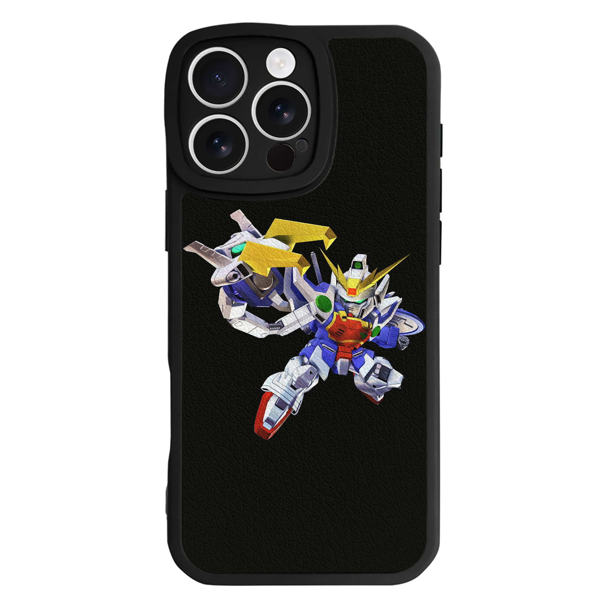 （画像用） 機動戦士ガンダム Mobile Suit Gundam 【iPhone 16シリーズ対応】シリコンスマホケース（レザー調） 材質：シリコン